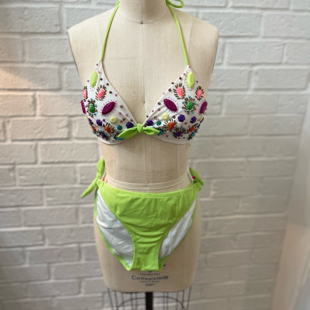 Victoria’s Secret gorgeous jewel suit! Size medium